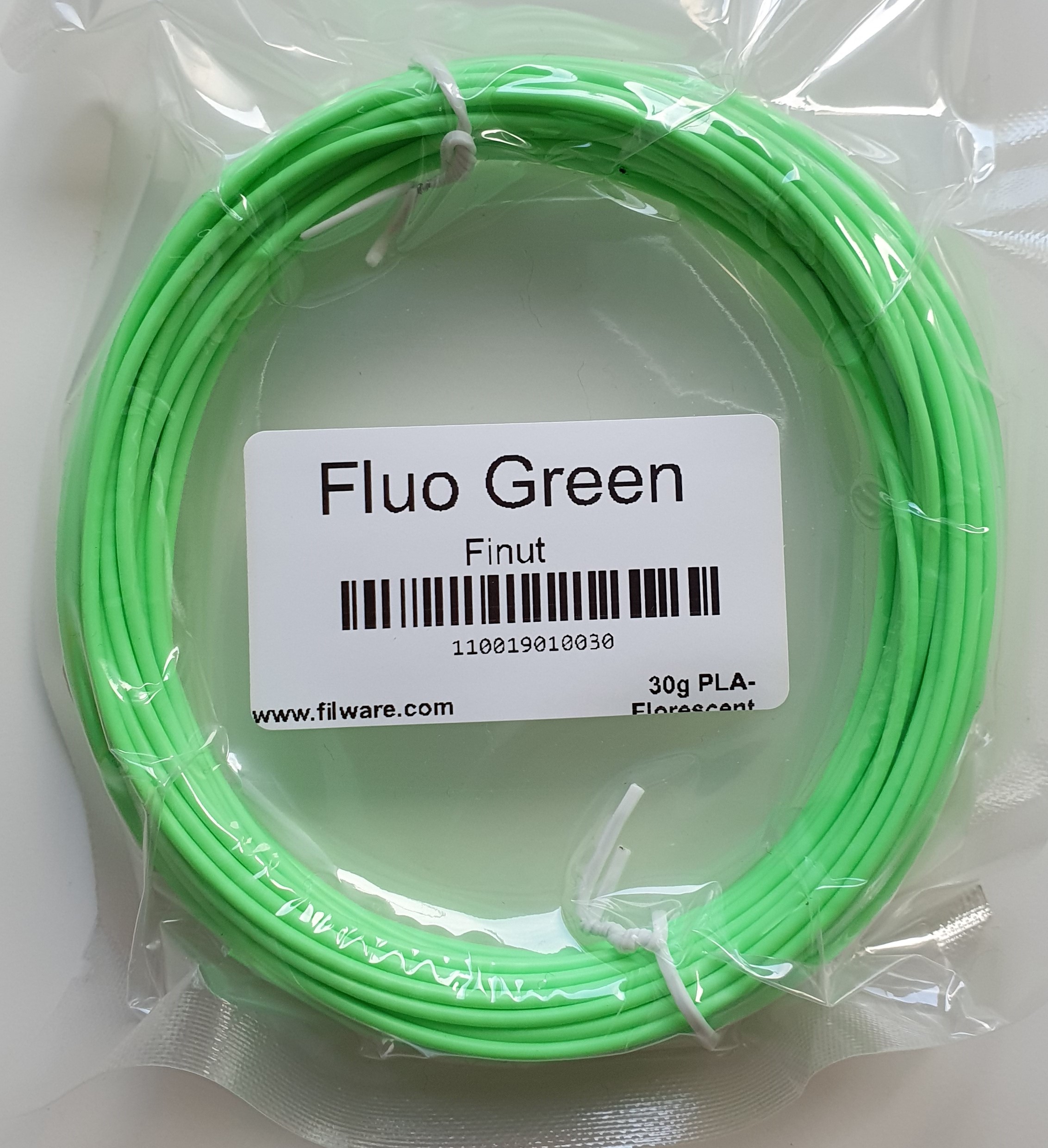 PLA-Florescent Fluo Green – 30g