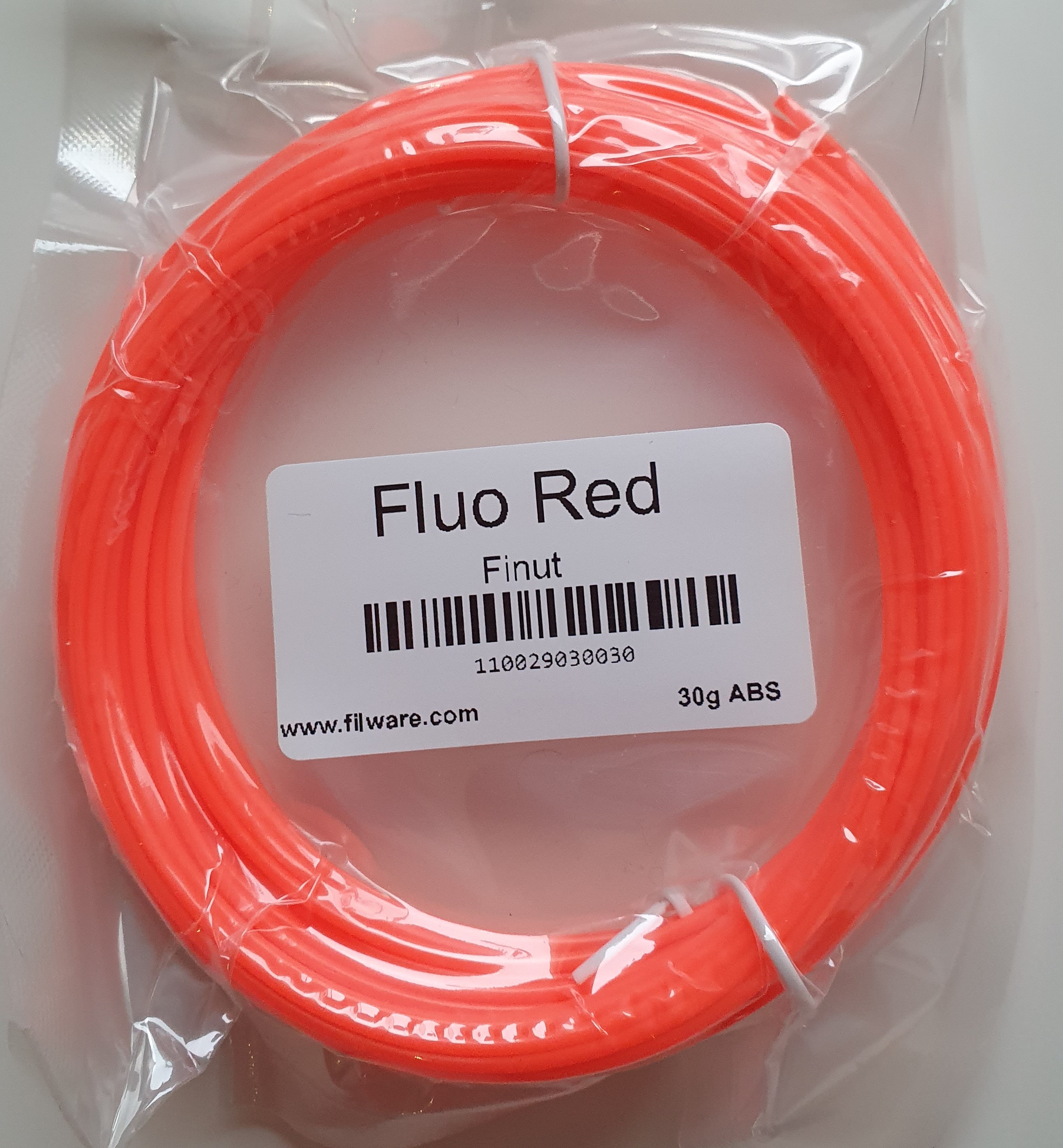 ABS Fluo Red – 30g